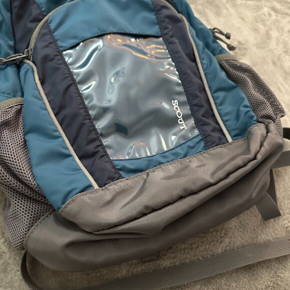 Camelbak Scout Small Kids Hydration Backpack Bag No Bladder Blue Gray - Picture 2 of 4